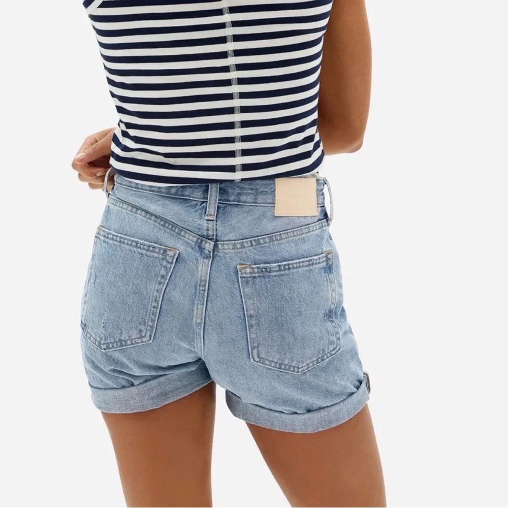 Everlane The Denim Short Distressed